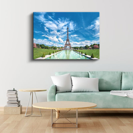 Champ de Mars - Paris'in İkonik Manzarası Kanvas Tablo