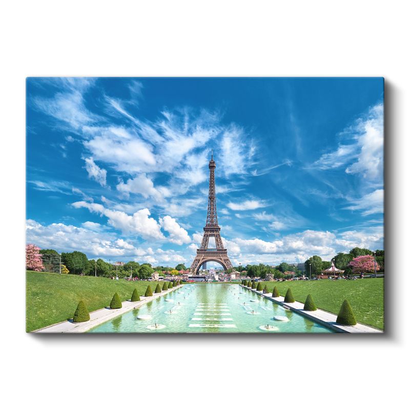 Champ de Mars - Paris'in İkonik Manzarası Kanvas Tablo