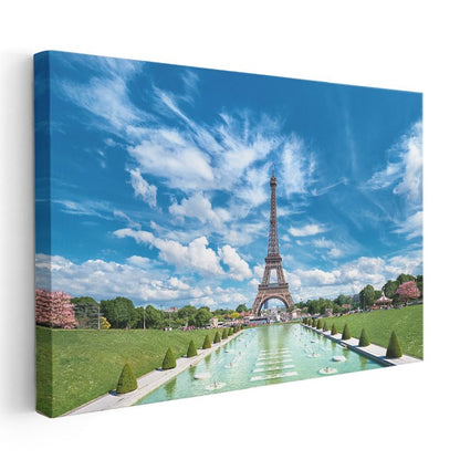 Champ de Mars - Paris'in İkonik Manzarası Kanvas Tablo