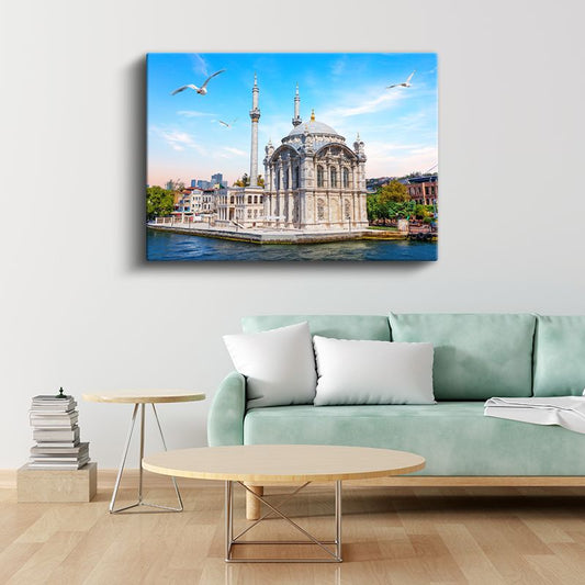 Ortaköy Camii - Boğaz'ın İncisi Kanvas Tablo