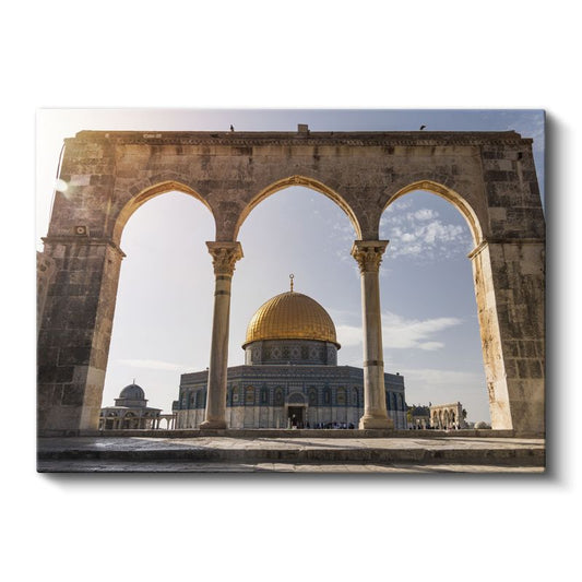 Kubbet-üs Sahra - Kudüs'ün Altın Kubbesi Kanvas Tablo