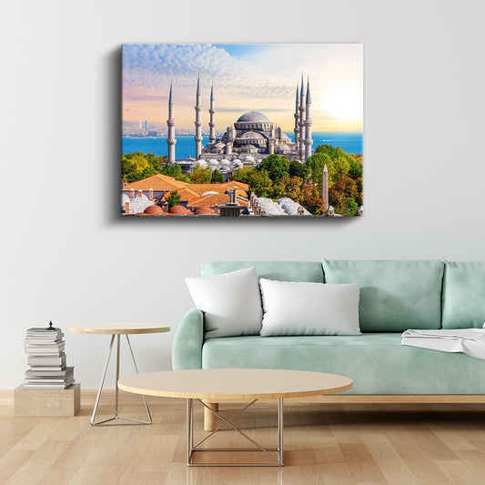Sultanahmet Camii - İstanbul'un Mavi İncisi Kanvas Tablo