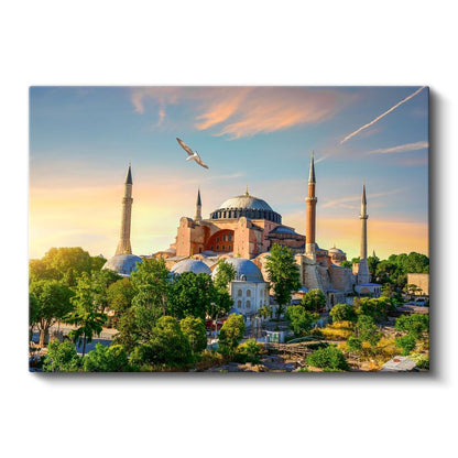Ayasofya Camii - Tarihi Yarımada'nın İhtişamı Kanvas Tablo