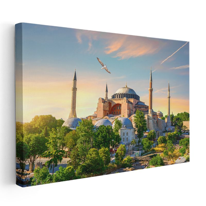 Ayasofya Camii - Tarihi Yarımada'nın İhtişamı Kanvas Tablo
