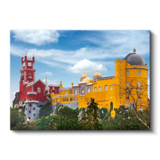 Pena Sarayı - Renkli Mimari İhtişamı Kanvas Tablo