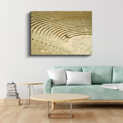 Antik Amfitiyatro - Tarihi Taş Basamaklar Kanvas Tablo