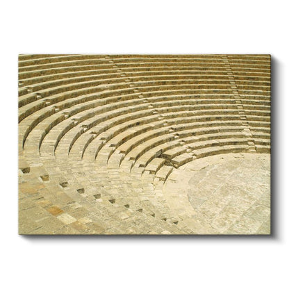 Antik Amfitiyatro - Tarihi Taş Basamaklar Kanvas Tablo