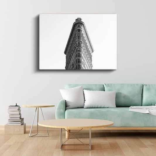 Flatiron Binası - İkonik Mimari Detay Kanvas Tablo