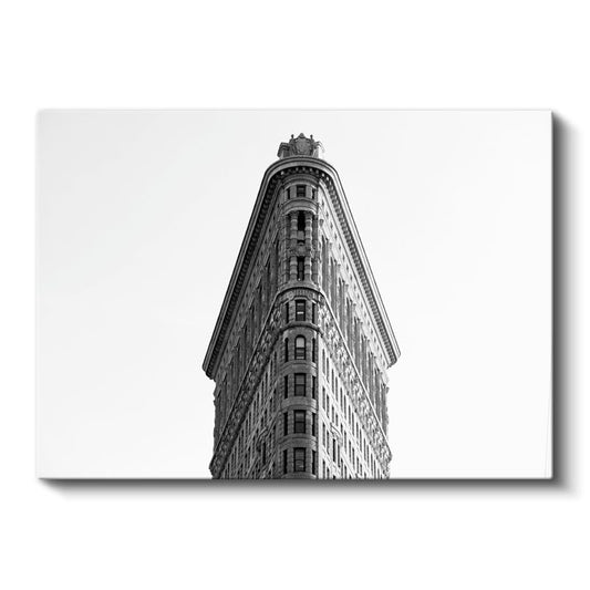 Flatiron Binası - İkonik Mimari Detay Kanvas Tablo