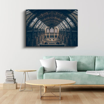 Müze Kubbesi - Tarihi İç Mekan Kanvas Tablo