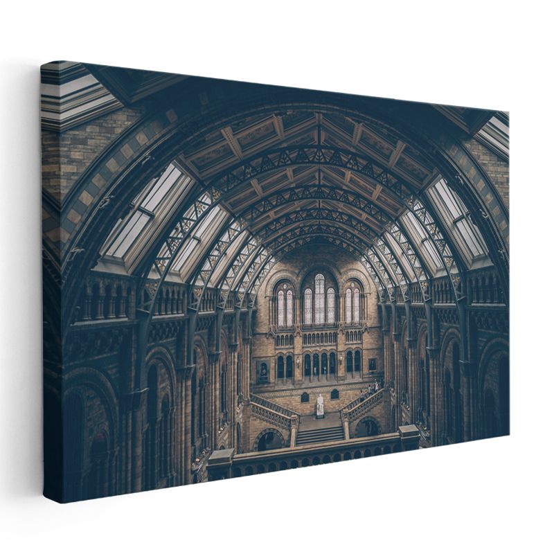 Müze Kubbesi - Tarihi İç Mekan Kanvas Tablo