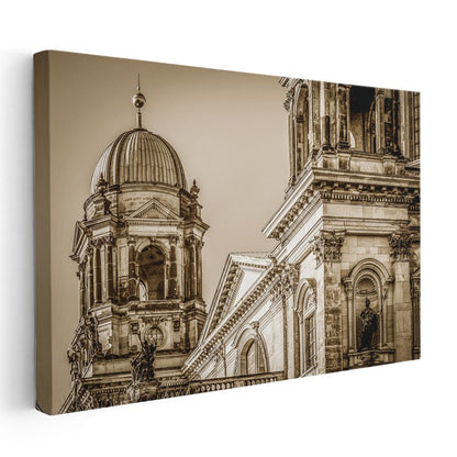 Berlin Katedrali - Klasik Mimari Detay Kanvas Tablo
