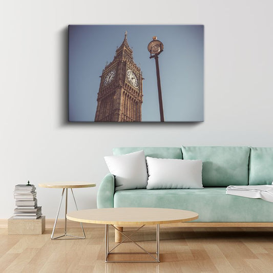 Big Ben Kulesi - İkonik Londra Silueti Kanvas Tablo