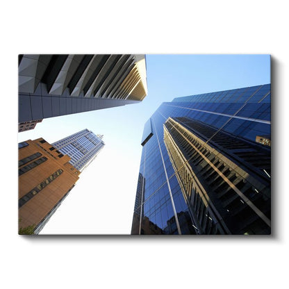 Modern Gökdelenler - Yukarıdan Bakış Kanvas Tablo