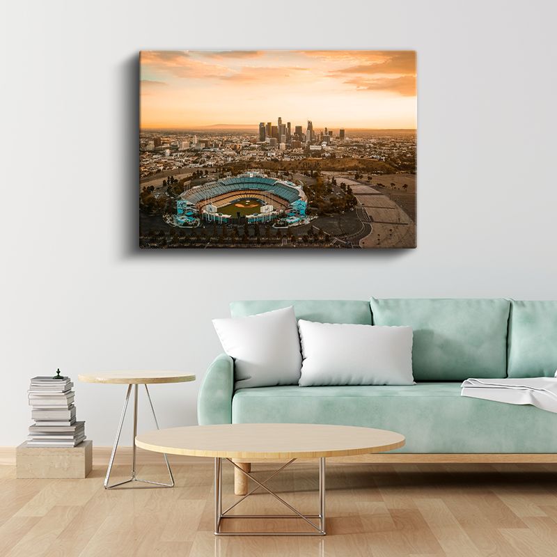 Los Angeles Panoraması - Stadyum Manzarası Kanvas Tablo