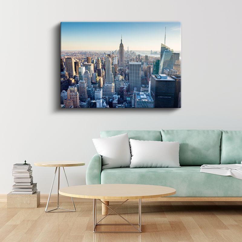 Manhattan Manzarası - İkonik Gökdelenler Kanvas Tablo