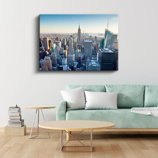 Manhattan Manzarası - İkonik Gökdelenler Kanvas Tablo