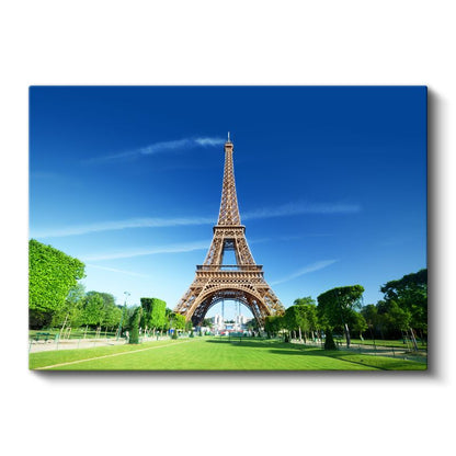Eyfel Kulesi - Yeşil Park Manzarası Kanvas Tablo