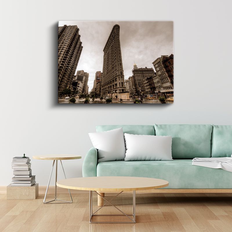 Flatiron Binası - Klasik New York Mimarisi Kanvas Tablo