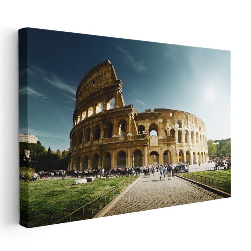 Golden Gate Köprüsü - Mor Günbatımı Kanvas Tablo