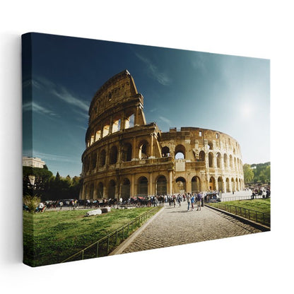 Golden Gate Köprüsü - Mor Günbatımı Kanvas Tablo