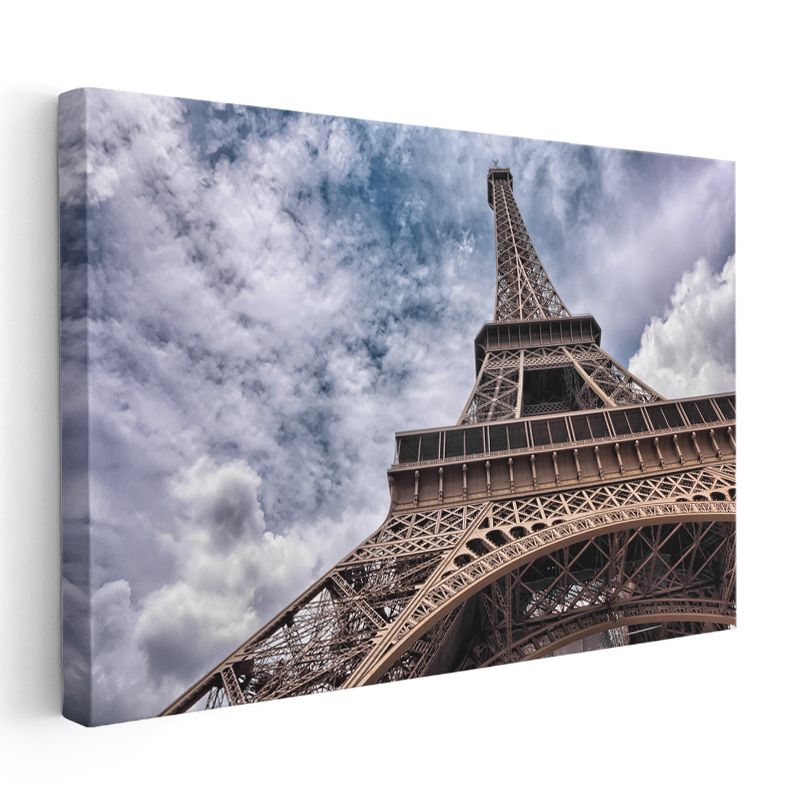Eyfel Kulesi - Alttan Bakış Açısı Kanvas Tablo