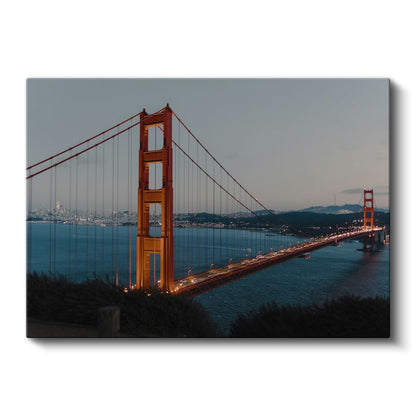Golden Gate Köprüsü - Akşam Manzarası Kanvas Tablo