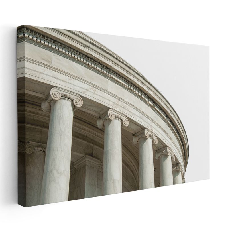 Klasik Mimari - Mermer Sütunlar Kanvas Tablo