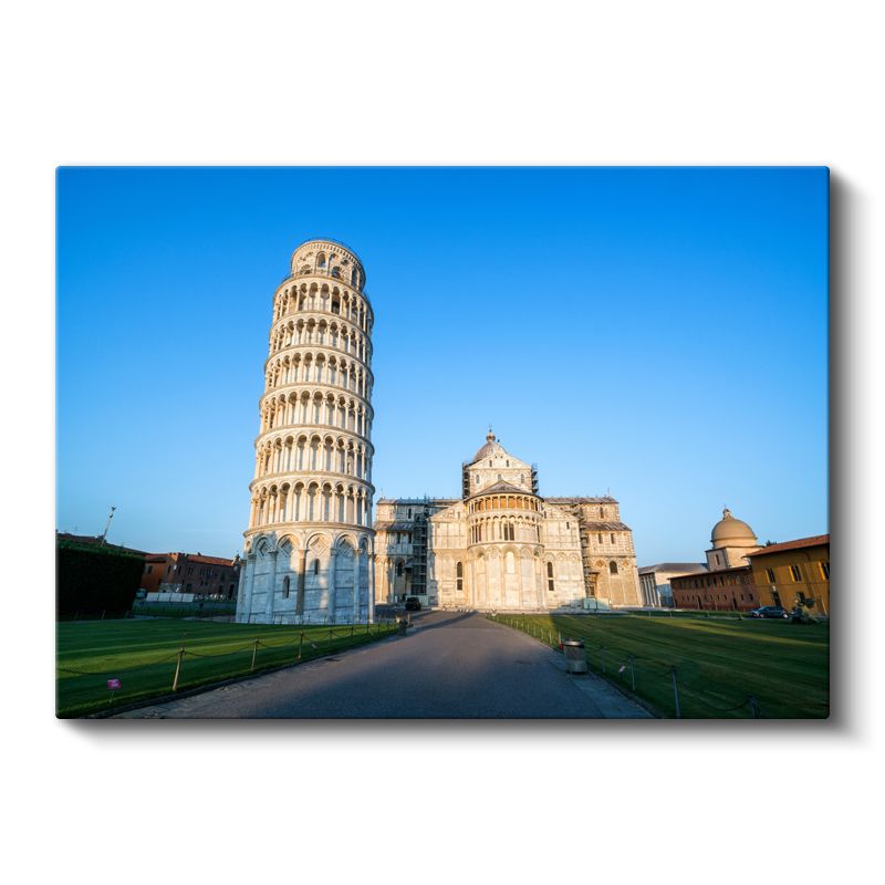 Pisa Kulesi - Katedral Meydanı Kanvas Tablo