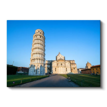 Pisa Kulesi - Katedral Meydanı Kanvas Tablo