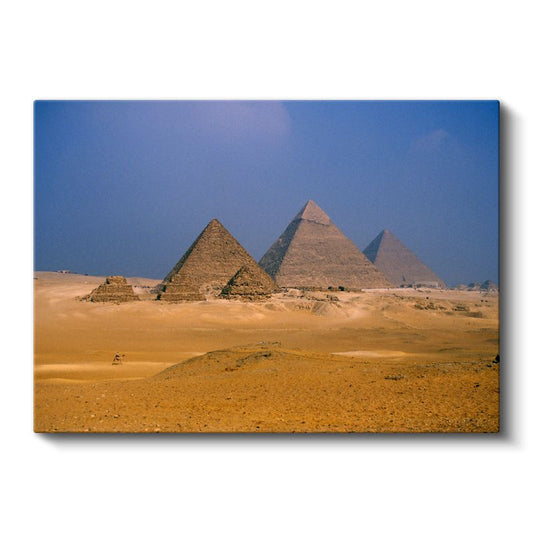 Mısır Piramitleri - Çöl Manzarası Kanvas Tablo