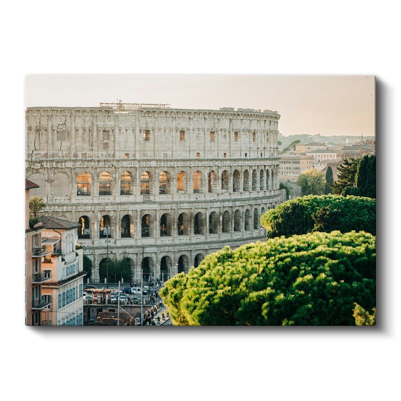 Roma Kolezyumu - Tarihi Amfitiyatro Mimarisi Kanvas Tablo