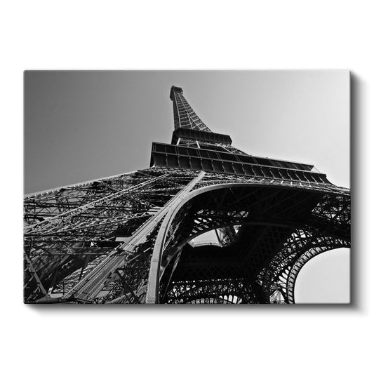 Eyfel Kulesi - Minimalist Mimari Perspektif Kanvas Tablo