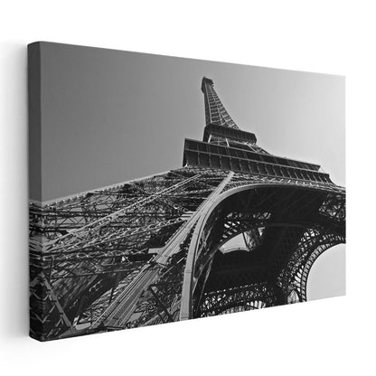 Eyfel Kulesi - Minimalist Mimari Perspektif Kanvas Tablo