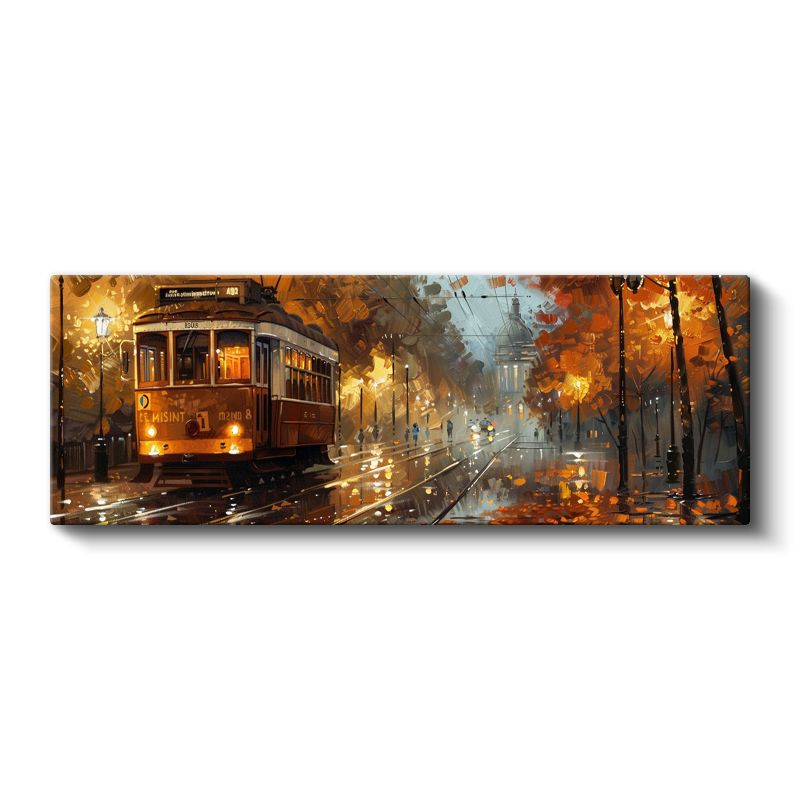 Venedik Gondolları - Gün Batımında Tarihi Yapılar Kanvas Tablo