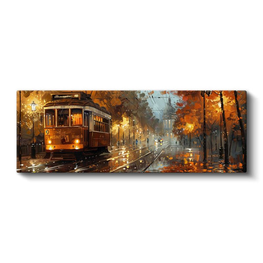 Venedik Gondolları - Gün Batımında Tarihi Yapılar Kanvas Tablo