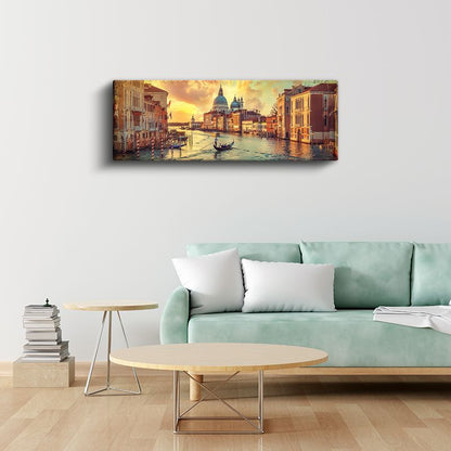 Akşam Tramvayı - Sonbahar Yaprakları Kanvas Tablo