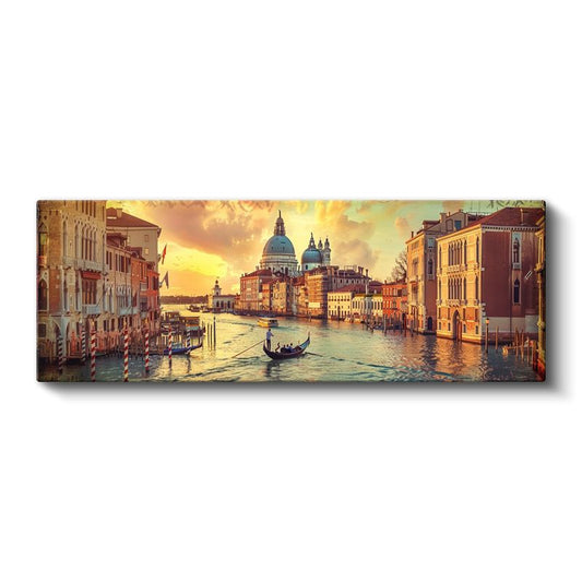 Akşam Tramvayı - Sonbahar Yaprakları Kanvas Tablo