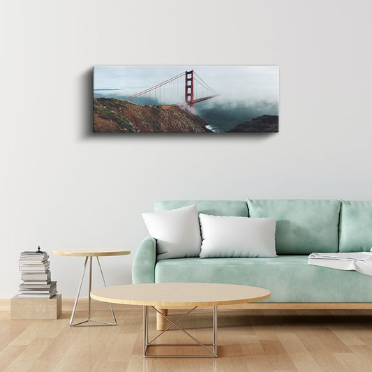 Sisli Köprü - Golden Gate Manzarası Kanvas Tablo