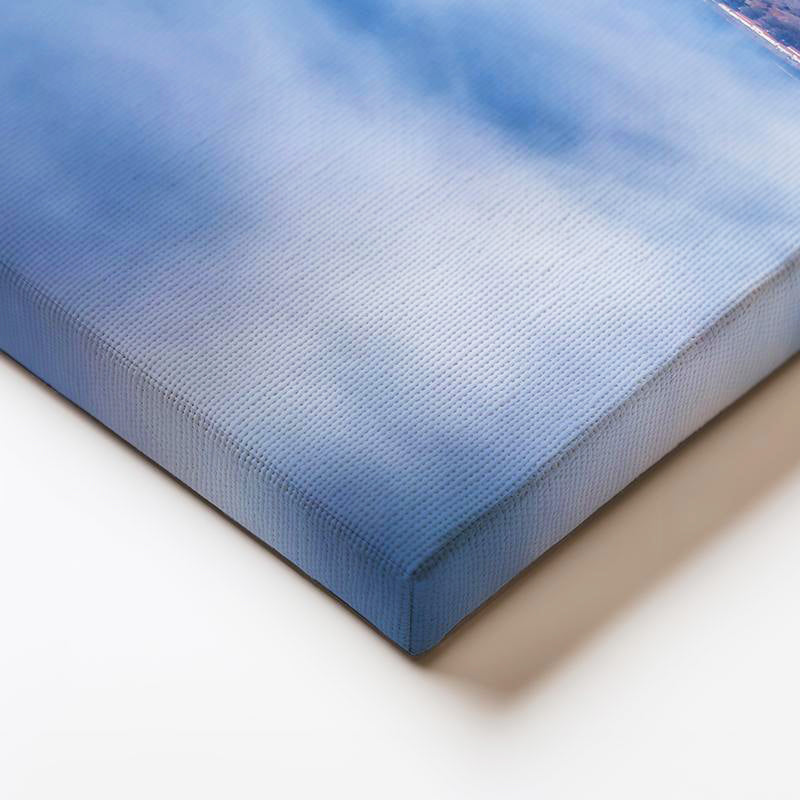 Yatay Kanvas Tablo Bulutlar Arasında Golden Gate Şehir Mimari Tablo Ev Ofis Duvar Dekoru