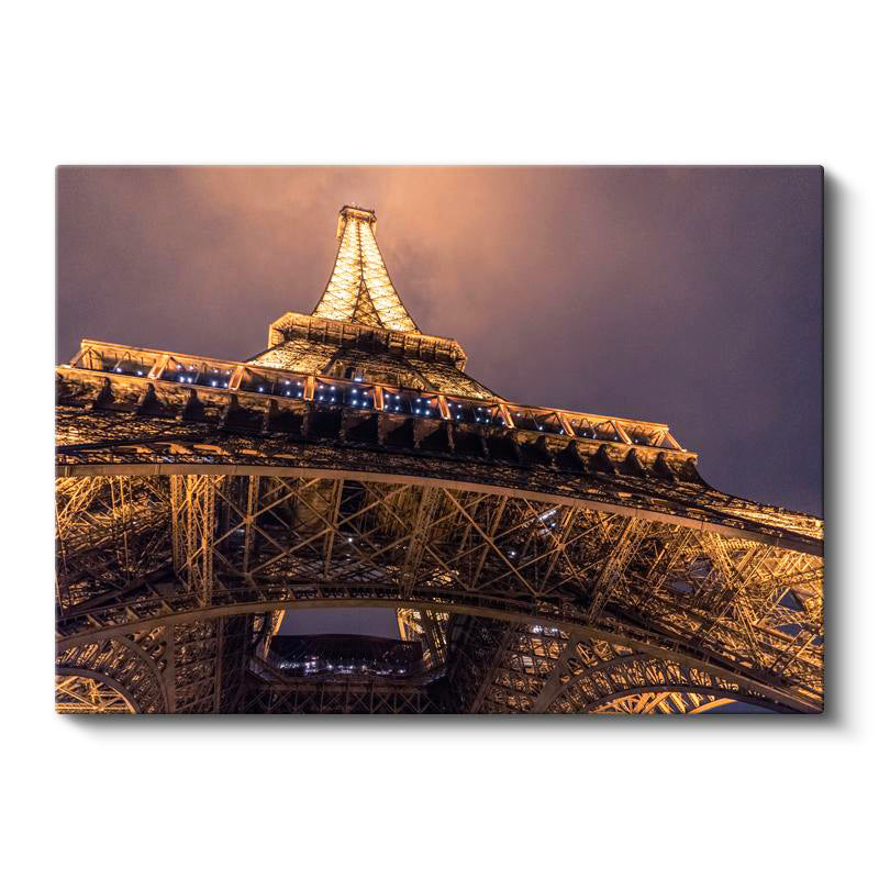 Yatay Kanvas Tablo Eyfel Kulesi Mimari Çelik Yapı Şehir Mimari Tablo Ev Ofis Duvar Dekoru