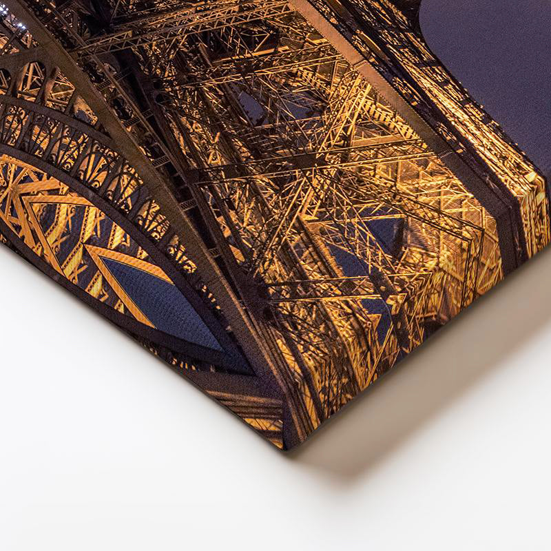 Yatay Kanvas Tablo Eyfel Kulesi Mimari Çelik Yapı Şehir Mimari Tablo Ev Ofis Duvar Dekoru
