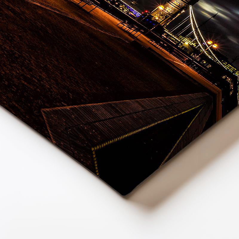 Yatay Kanvas Tablo Londra Tower Bridge Hareketli Bulutlar Şehir Mimari Tablo Ev Ofis Duvar Dekoru