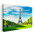 Yatay Kanvas Tablo Eyfel Kulesi Champ de Mars Parkı Şehir Mimari Tablo Ev Ofis Duvar Dekoru