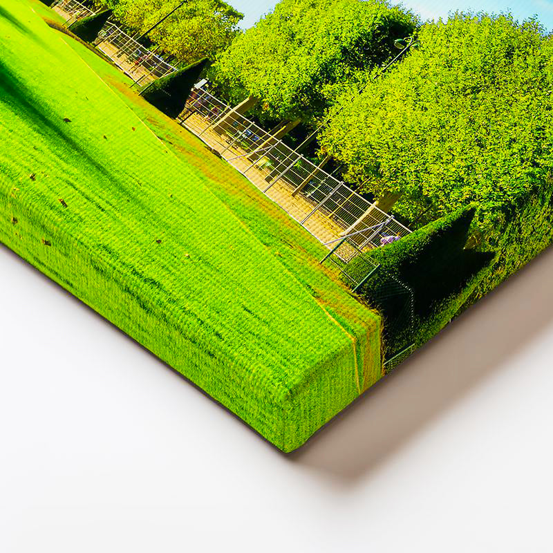 Yatay Kanvas Tablo Eyfel Kulesi Champ de Mars Parkı Şehir Mimari Tablo Ev Ofis Duvar Dekoru