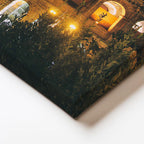 Yatay Kanvas Tablo Roma Kolezyum Gece Aydınlatması Şehir Mimari Tablo Ev Ofis Duvar Dekoru