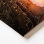 Yatay Kanvas Tablo Çin Seddi Dağ Manzarası Şehir Mimari Tablo Ev Ofis Duvar Dekoru