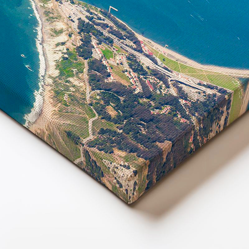 Yatay Kanvas Tablo Golden Gate Köprüsü Bulutlar Şehir Mimari Tablo Ev Ofis Duvar Dekoru