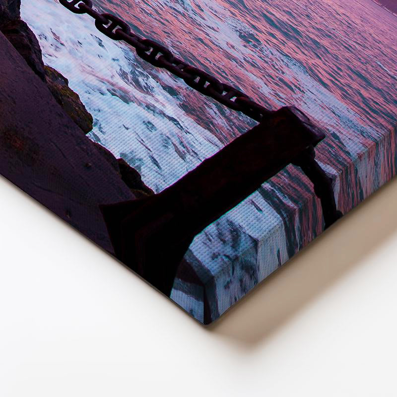 Yatay Kanvas Tablo Golden Gate Köprüsü Kıyı Zincirleri Şehir Mimari Tablo Ev Ofis Duvar Dekoru