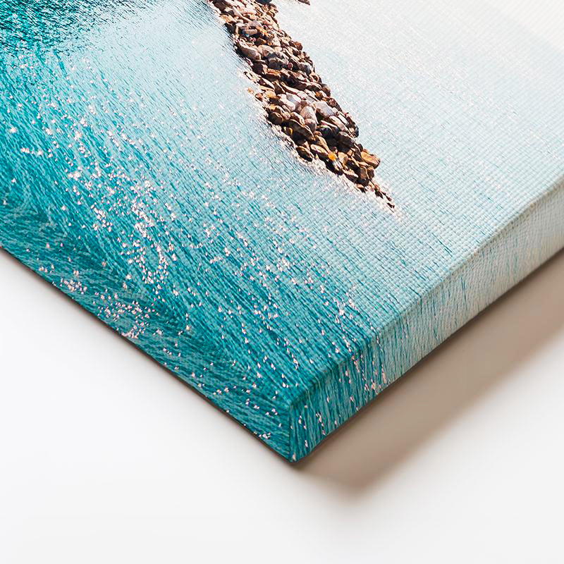 Yatay Kanvas Tablo Cinque Terre Kasabası Şehir Mimari Tablo Ev Ofis Duvar Dekoru